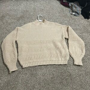 shein cream colored sweater